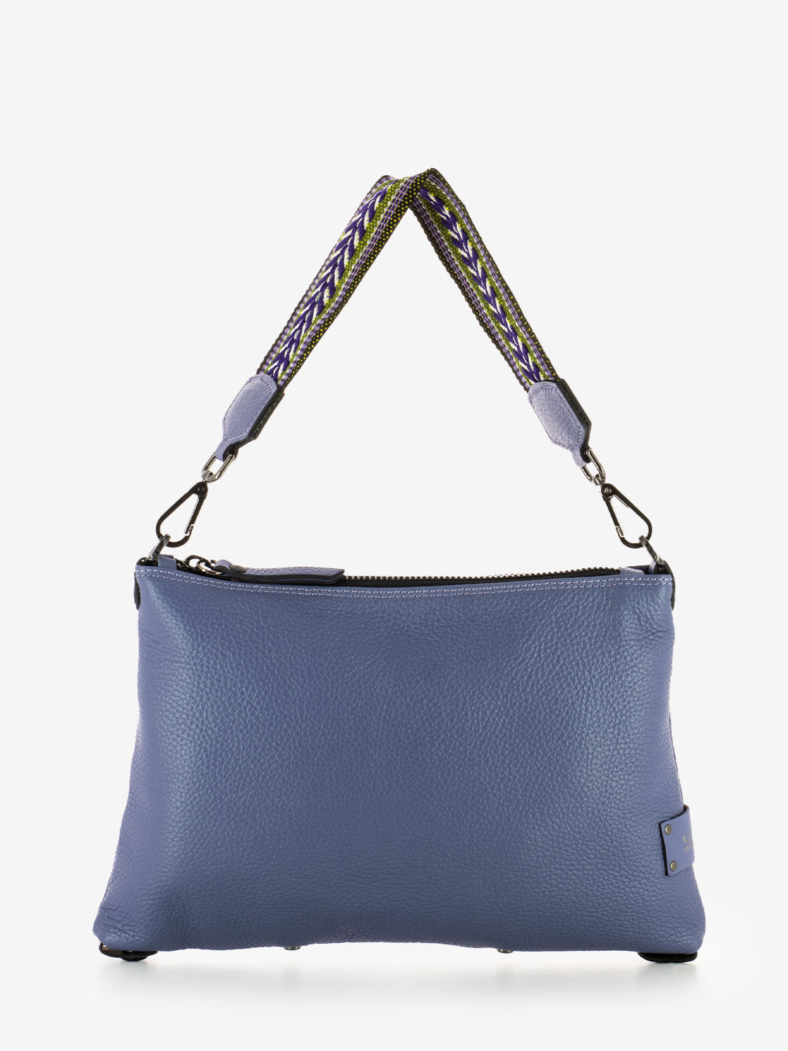 Filippa S bag with cornflower fabric handle