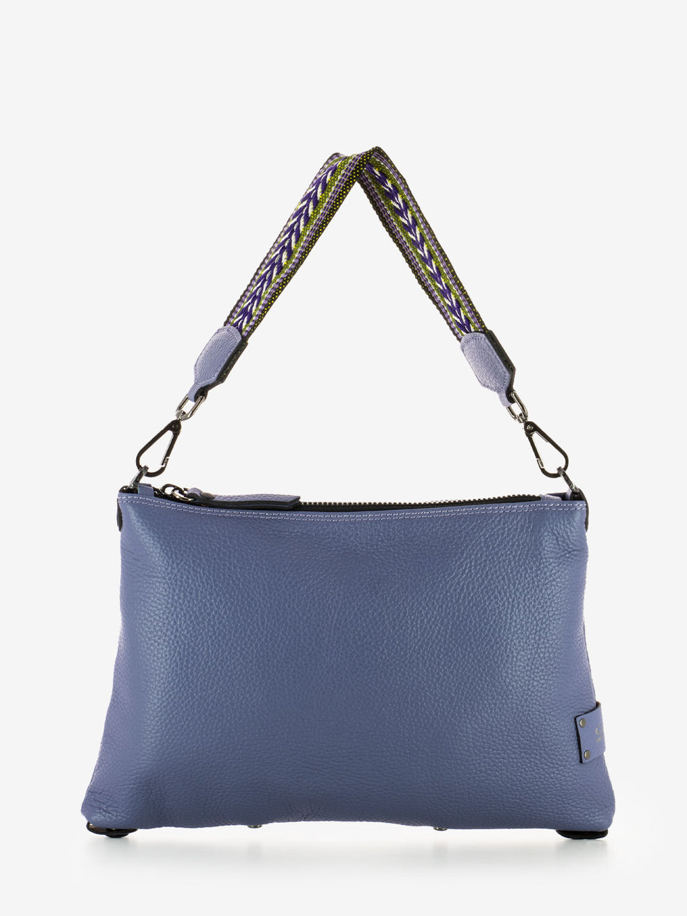 Filippa S bag with cornflower fabric handle