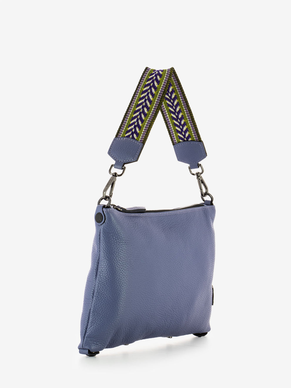 Filippa S bag with cornflower fabric handle