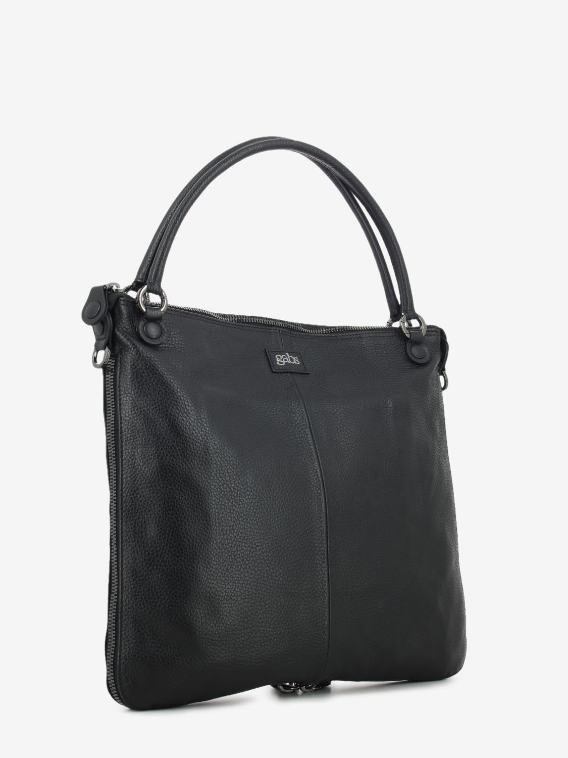 Borsa G14 L Edgy in pelle / vela nera