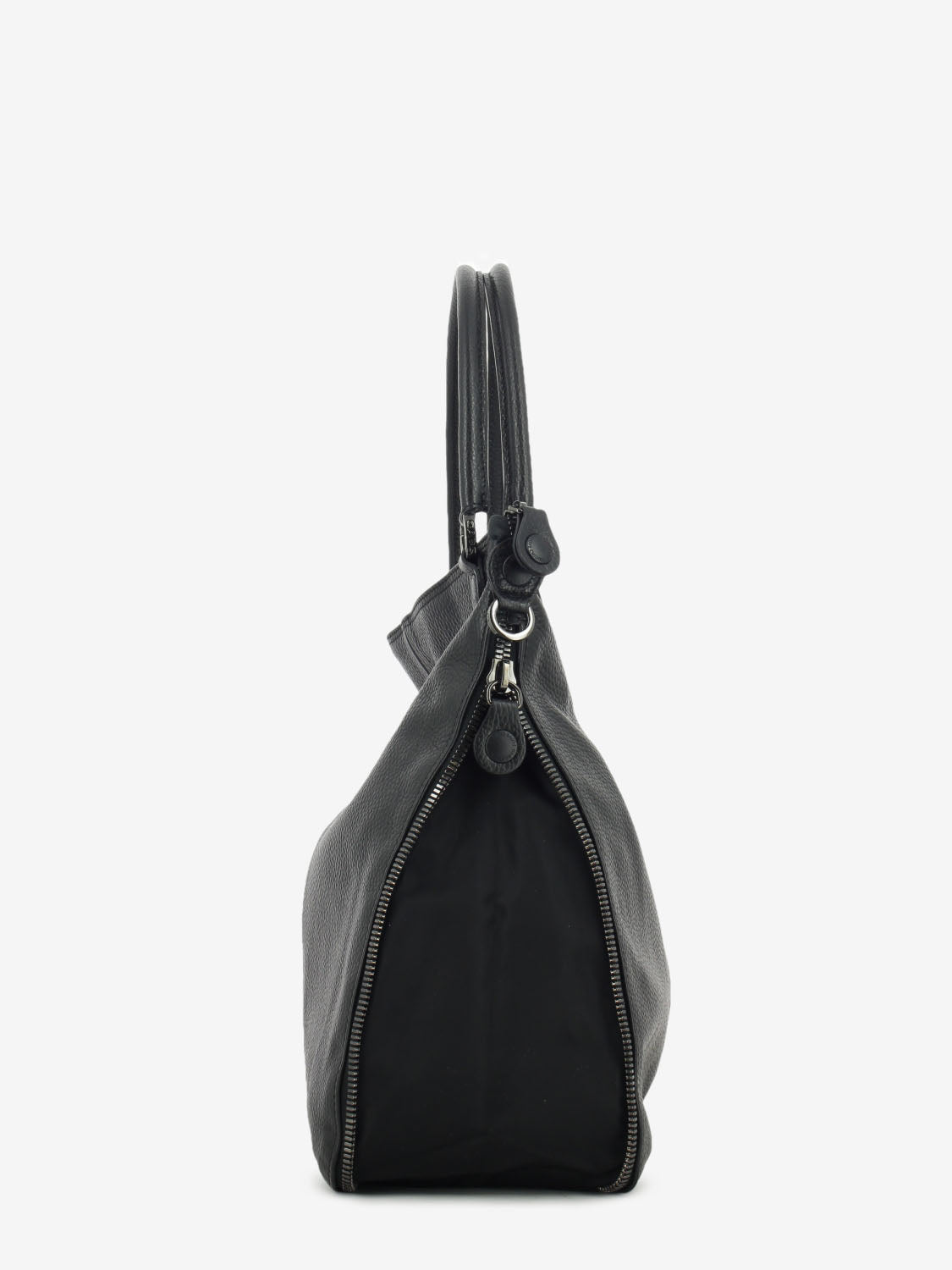 Borsa G14 L Edgy in pelle / vela nera