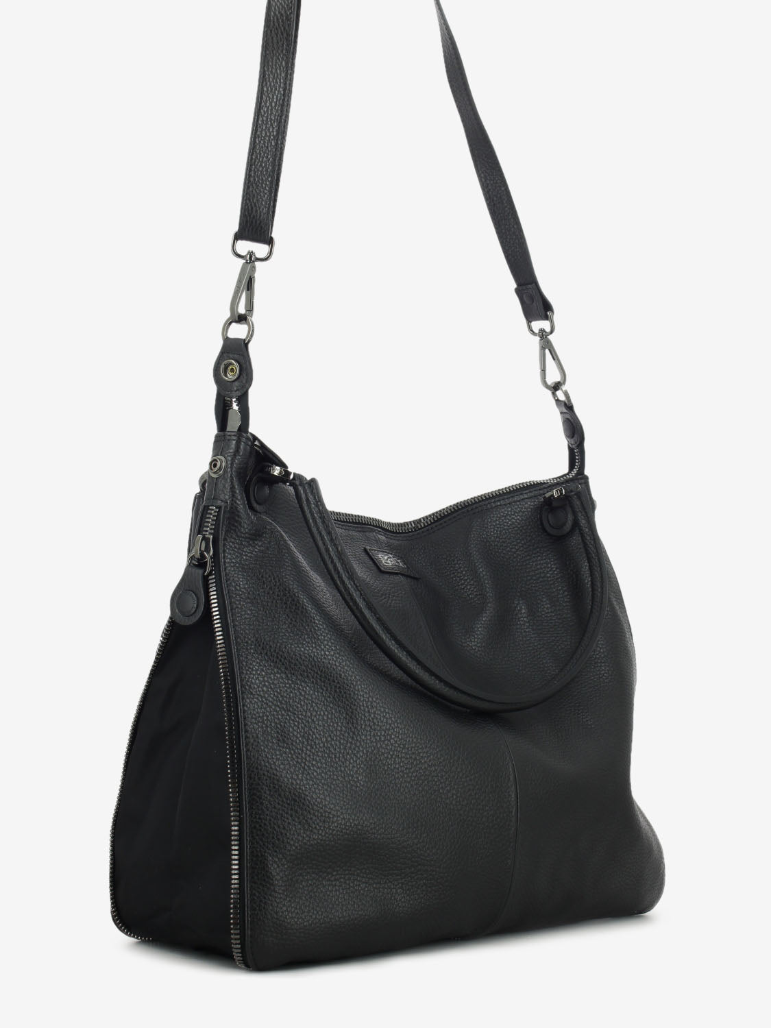Borsa G14 L Edgy in pelle / vela nera