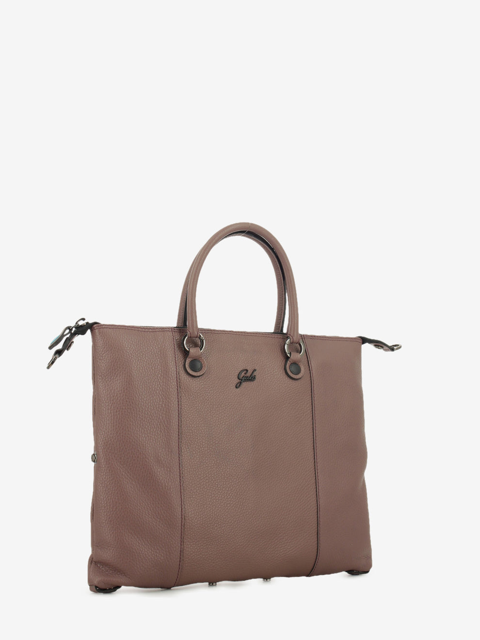 Borsa G3 M in pelle martellata balsamico