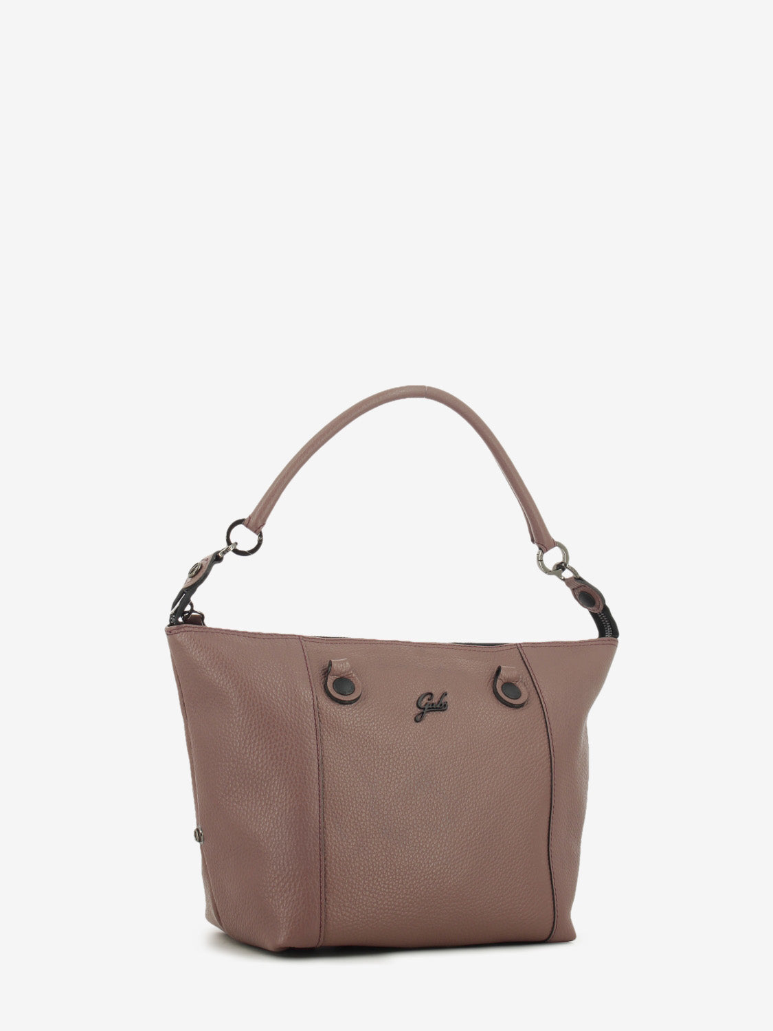 Borsa G3 M in pelle martellata balsamico