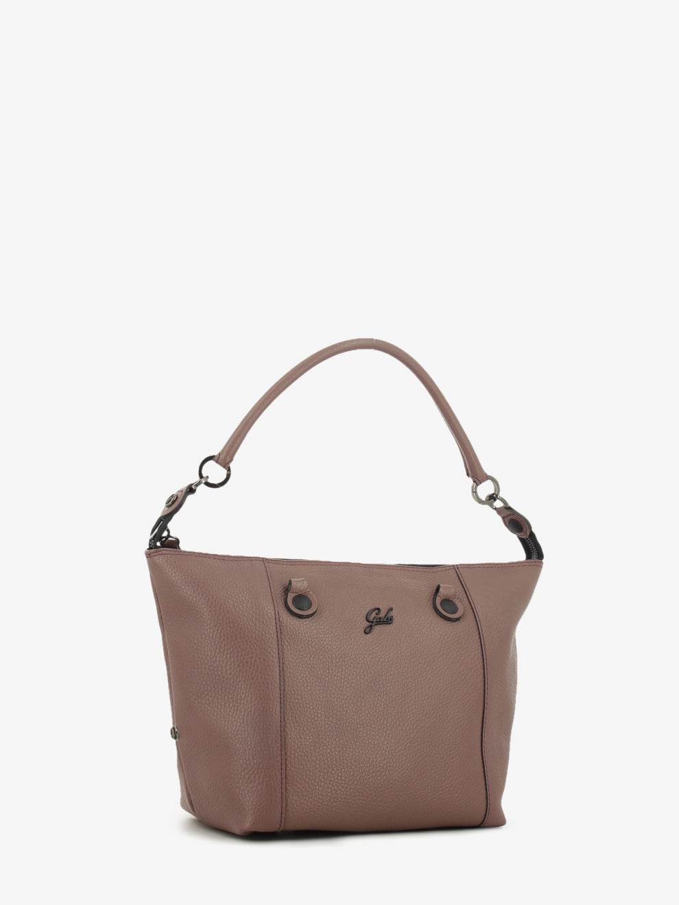 Borsa G3 M in pelle martellata balsamico