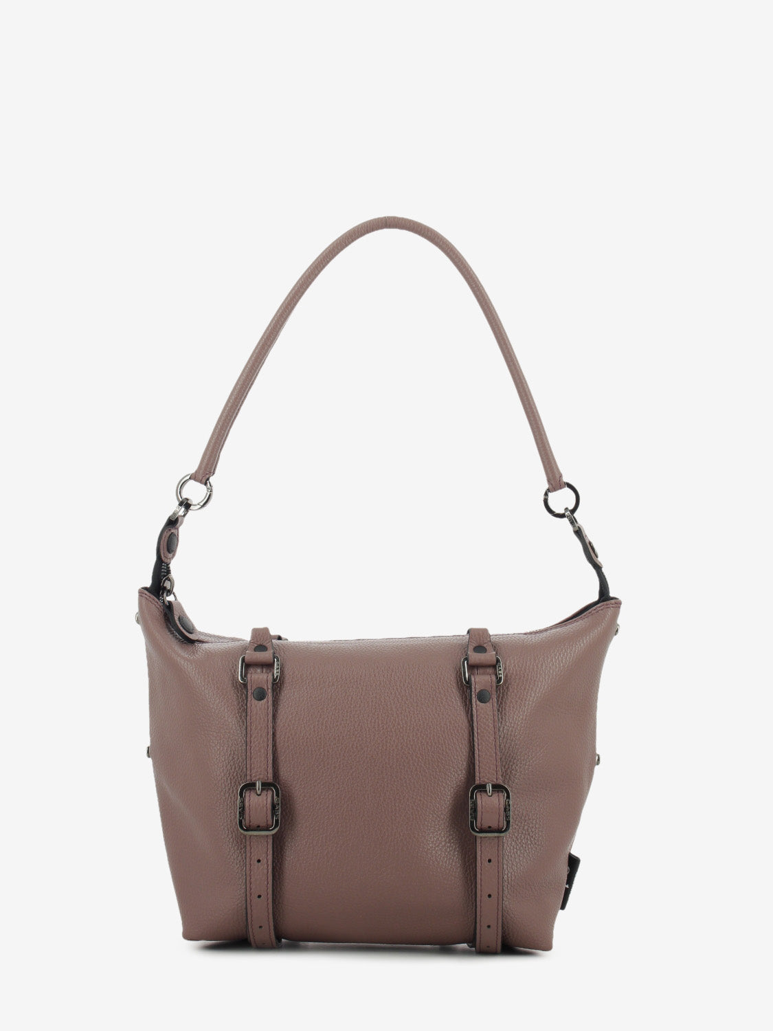 Borsa G3 M in pelle martellata balsamico