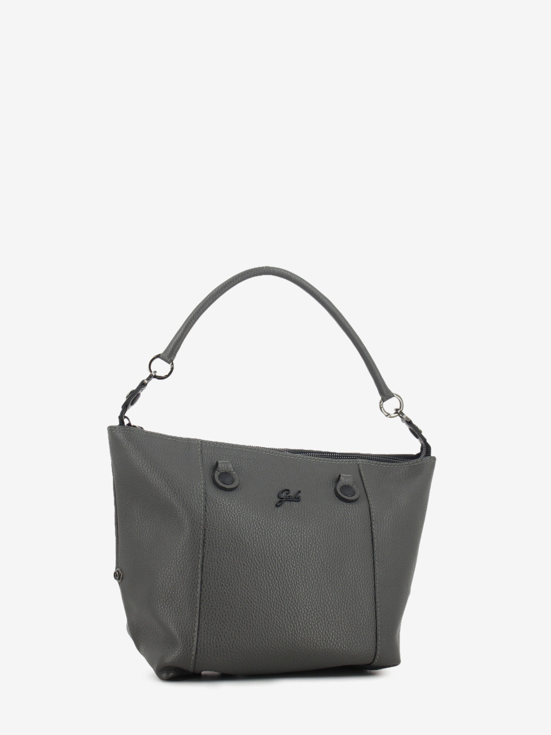 Borsa G3 M in pelle martellata lava