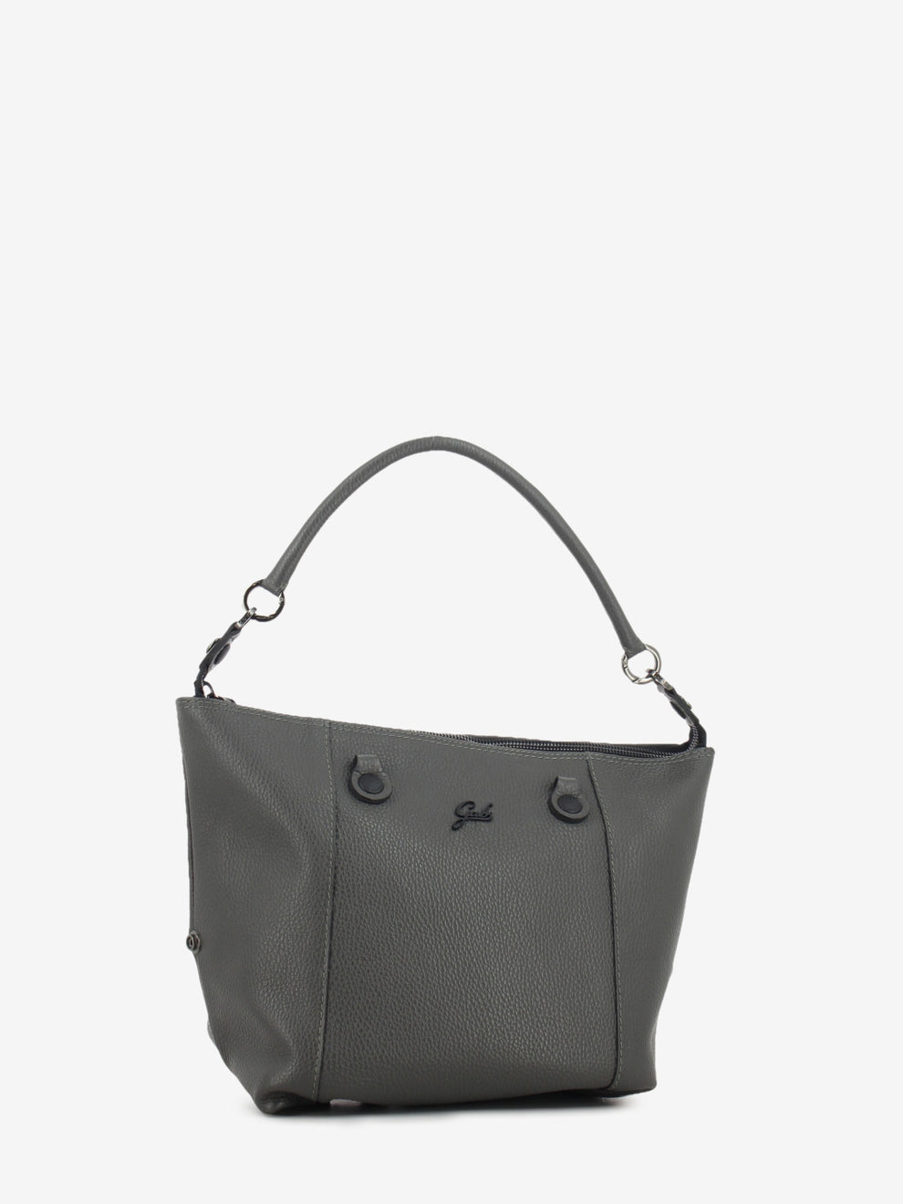 Borsa G3 M in pelle martellata lava