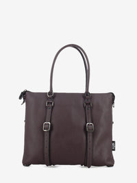 Borsa G3 M in pelle martellata moka