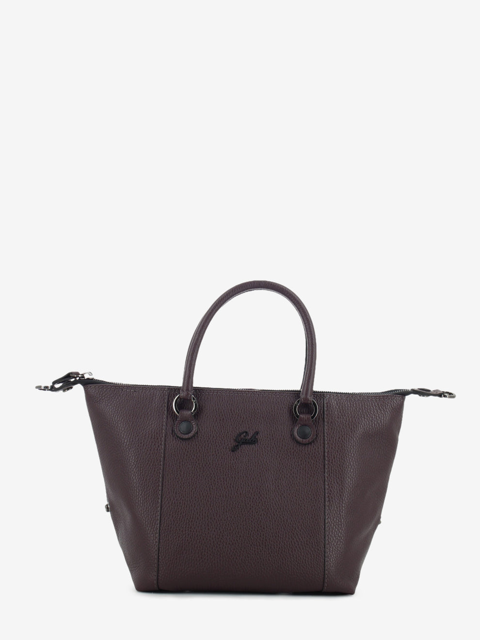 G3 M bag in mocha pebbled leather