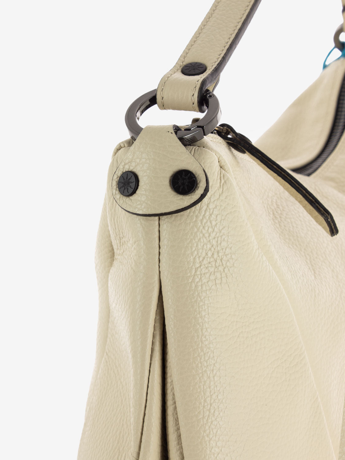 Marty Handbag L in Ecru Leather