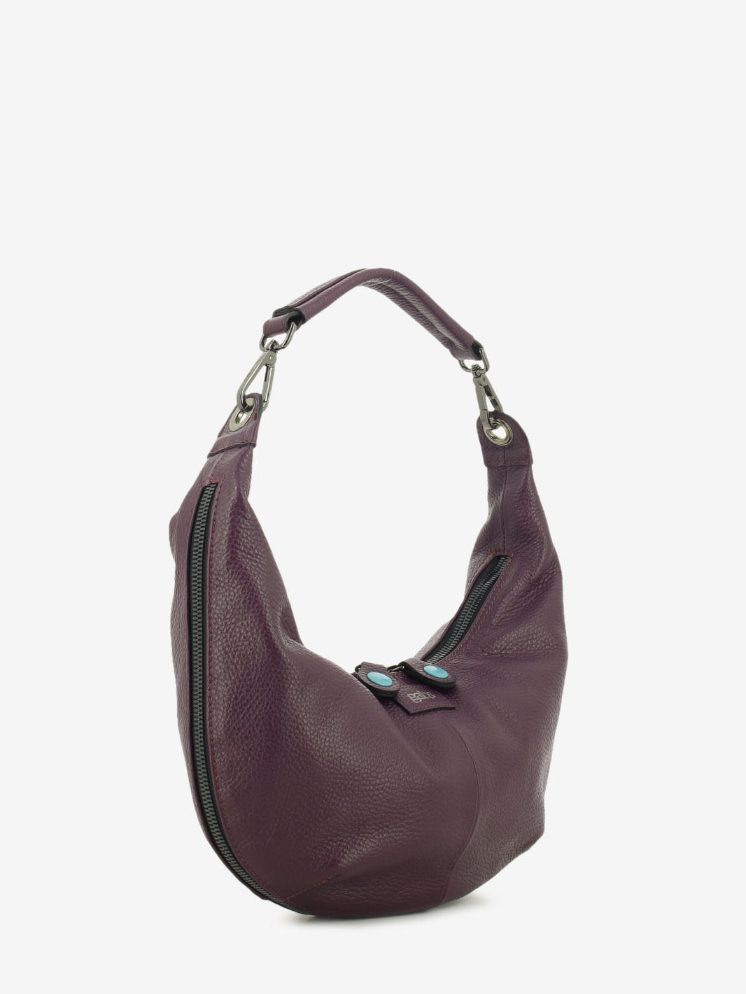 G13 Roundy M in Imperial magenta leather
