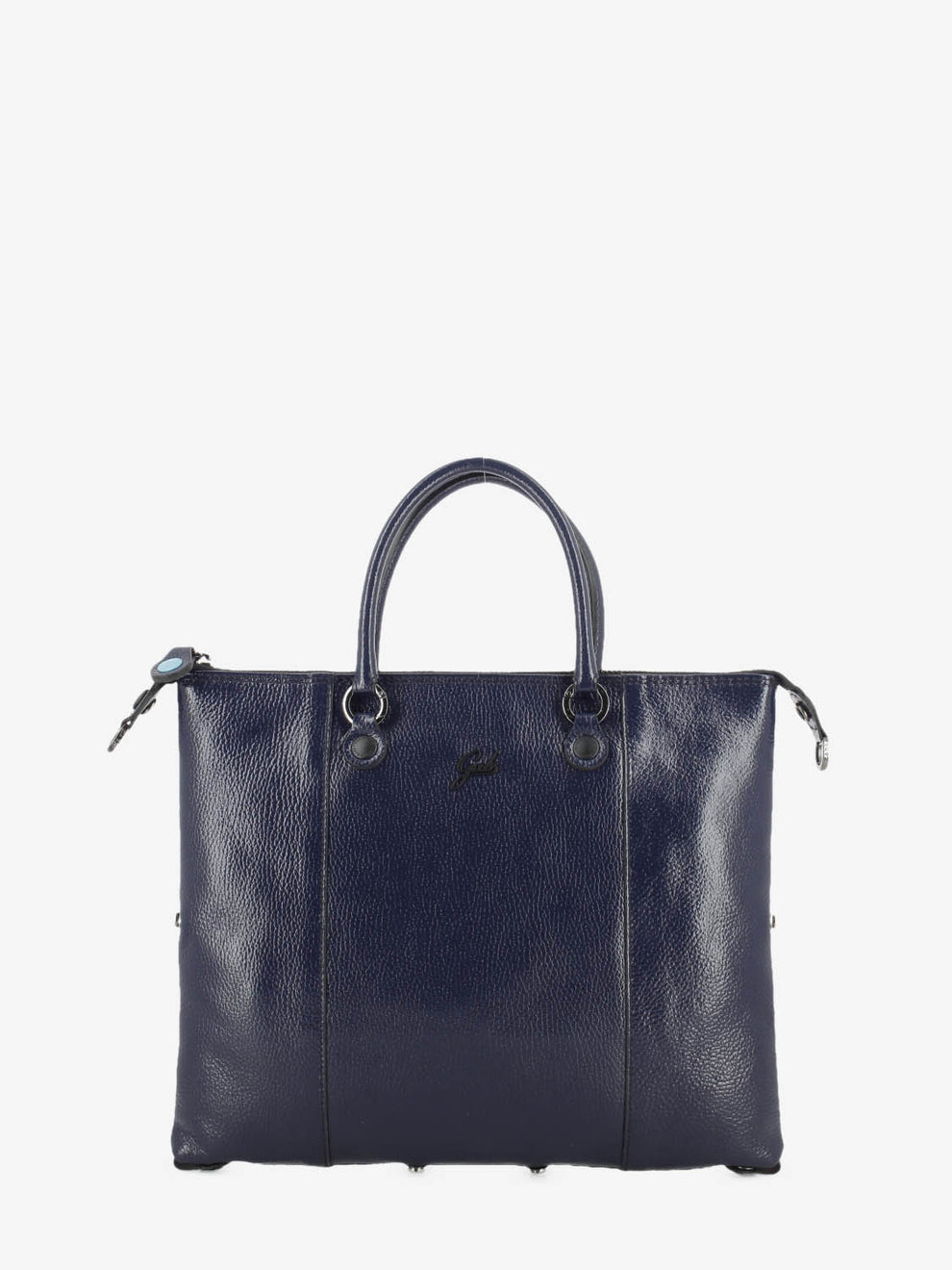 G3 Plus M pelle lucida blu