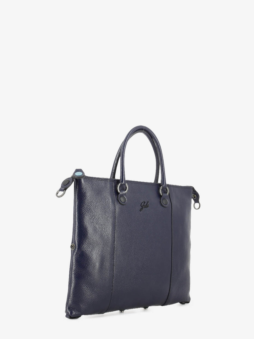 G3 Plus M pelle lucida blu