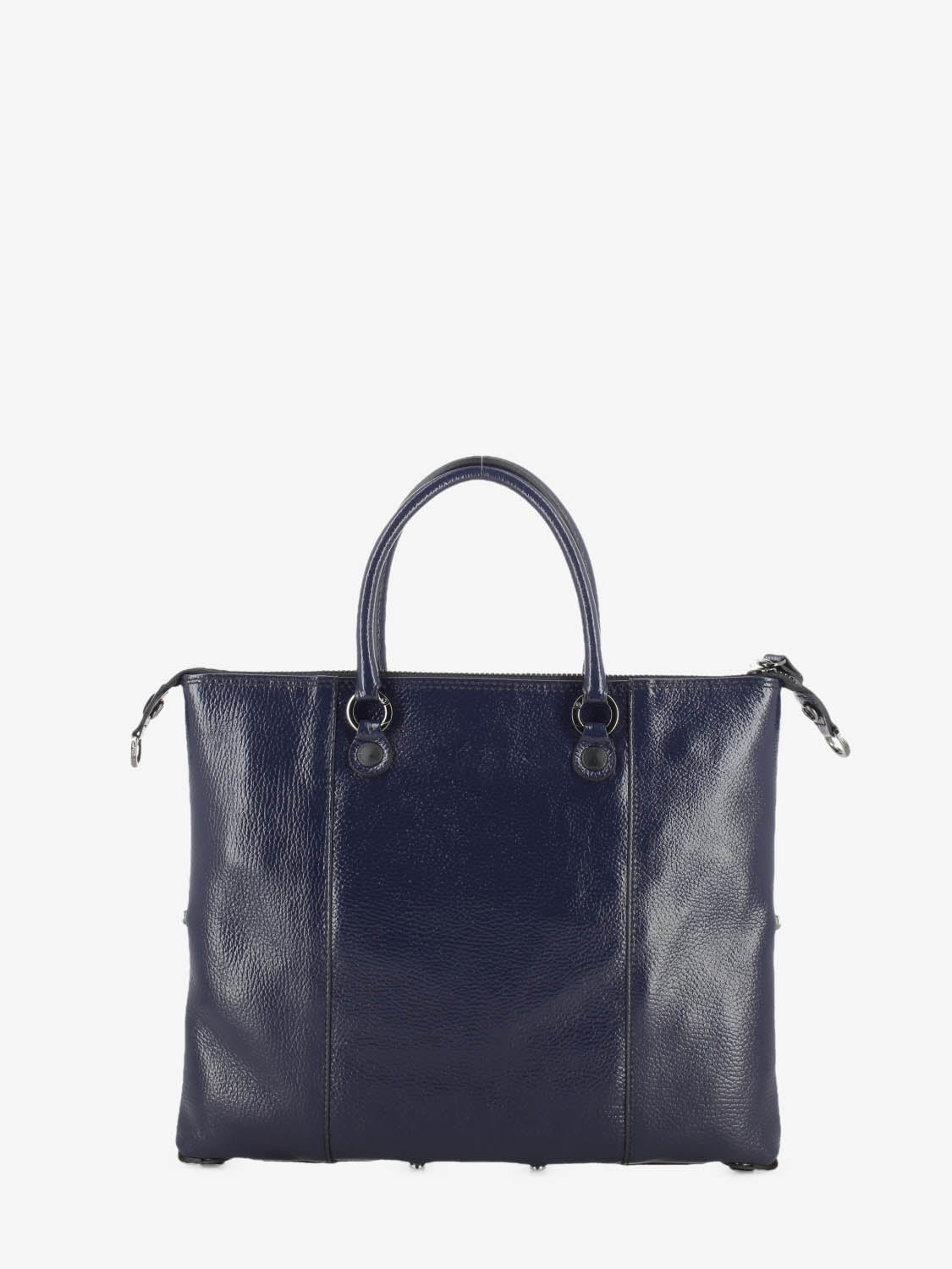 G3 Plus M pelle lucida blu