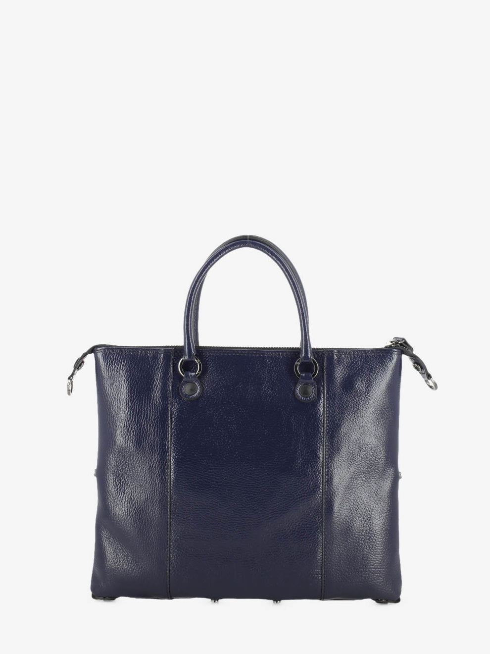 G3 Plus M pelle lucida blu