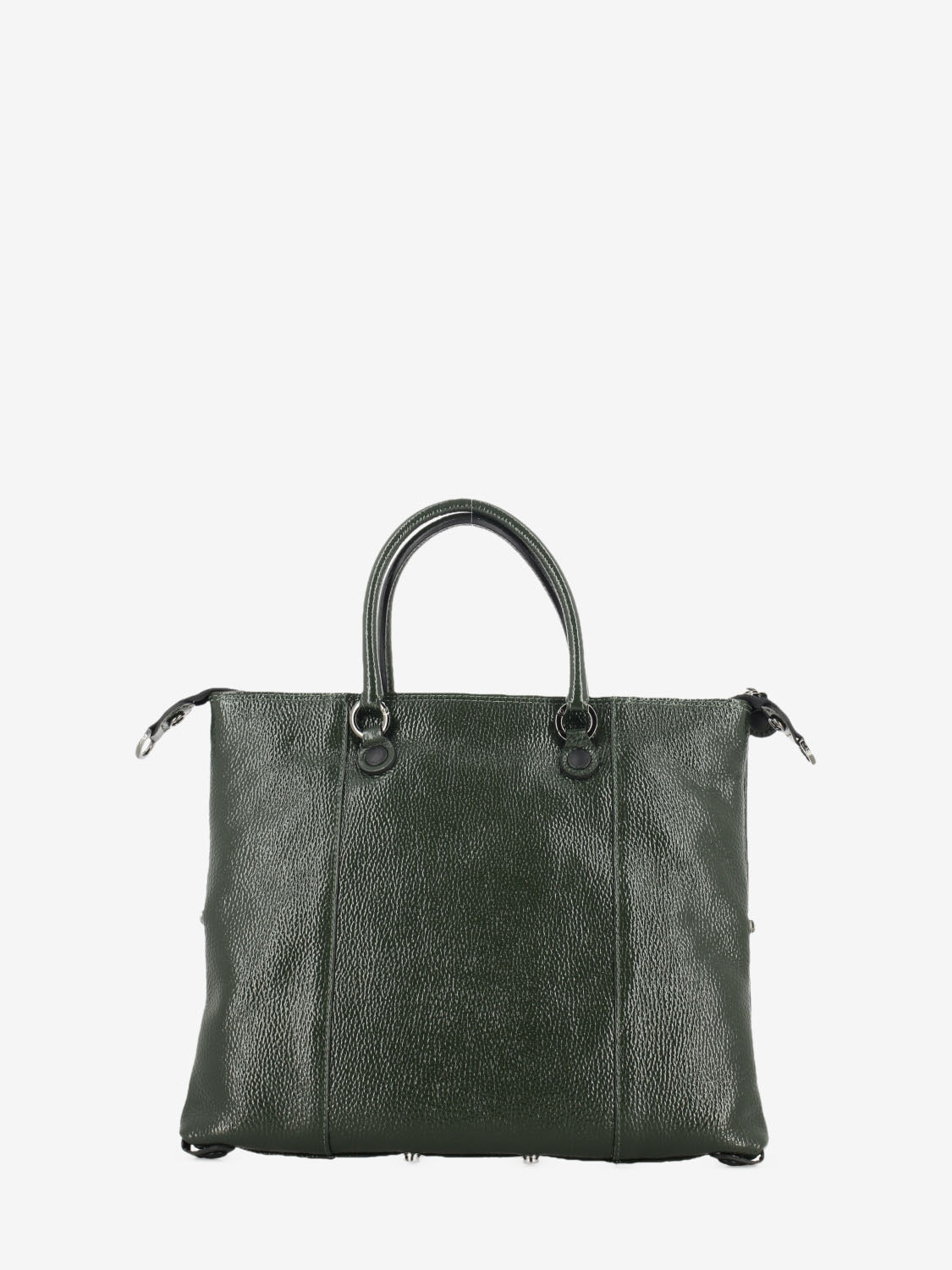 G3 Plus M glossy green leather