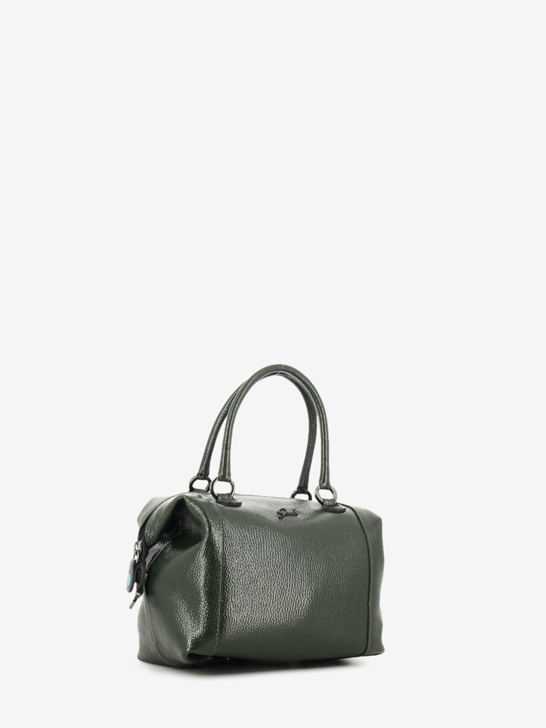 G3 Plus M glossy green leather