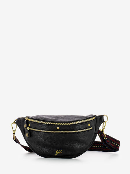 Marsupio Adriana M - Bull tasca mezza sfera gold nero