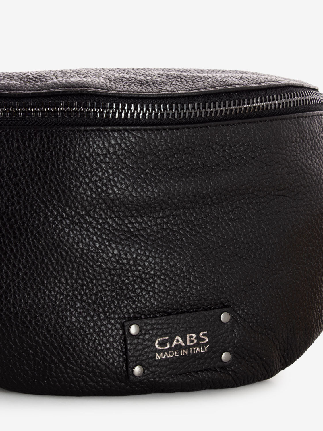 Orlanda bum bag with black fabric shoulder strap