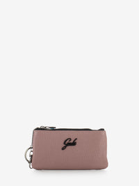 Portachiavi Gkeyholder Plus in pelle martellata magnolia