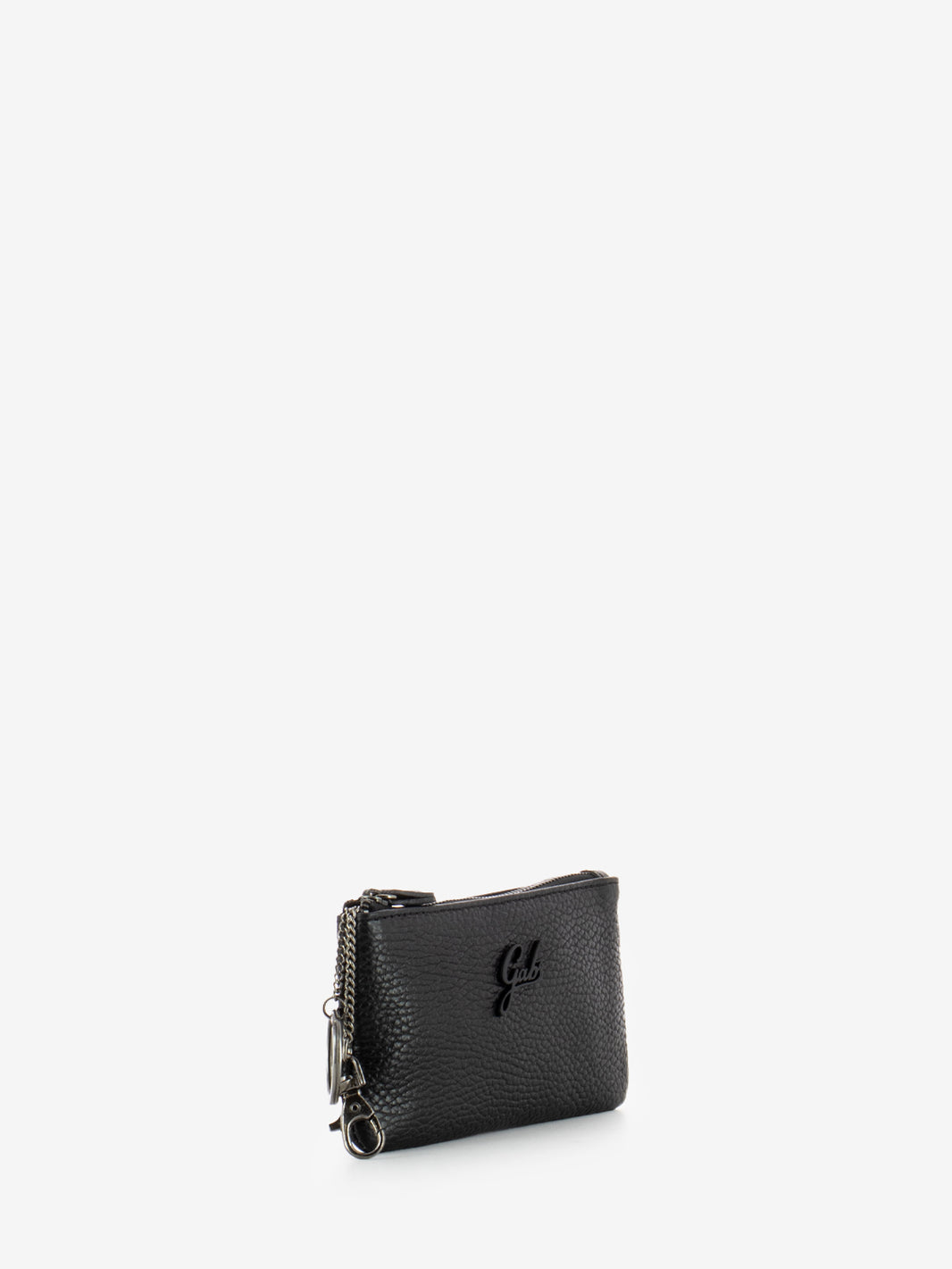 Portachiavi Gkeyholder Plus in pelle martellata nero