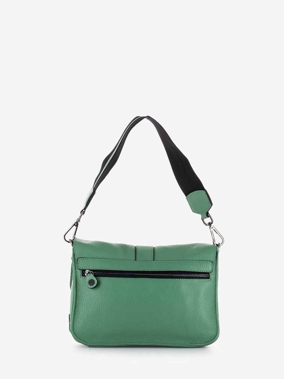 Ivy M shoulder bag with philodendron buckle