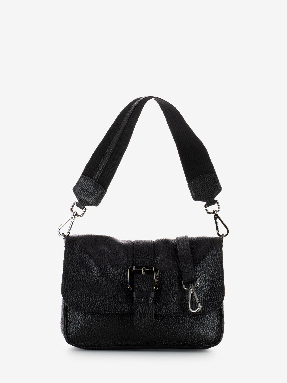 Ivy M shoulder bag with black buckle