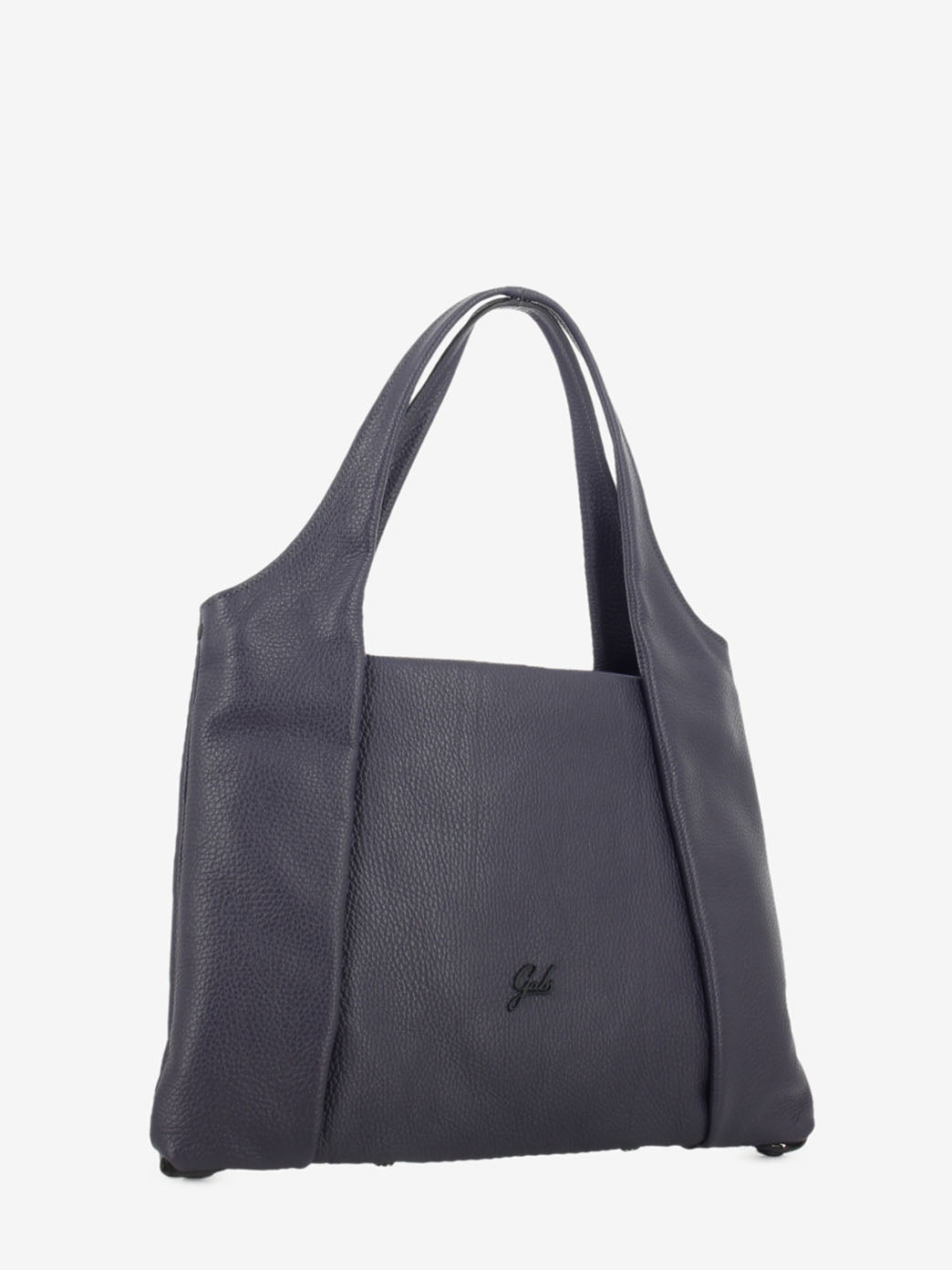 Zeynep M in dark purple leather