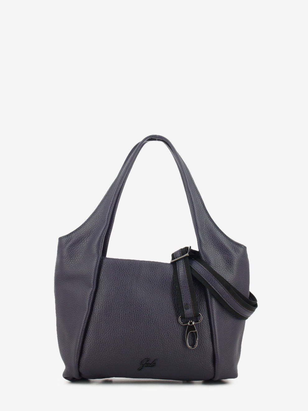 Zeynep M in dark purple leather