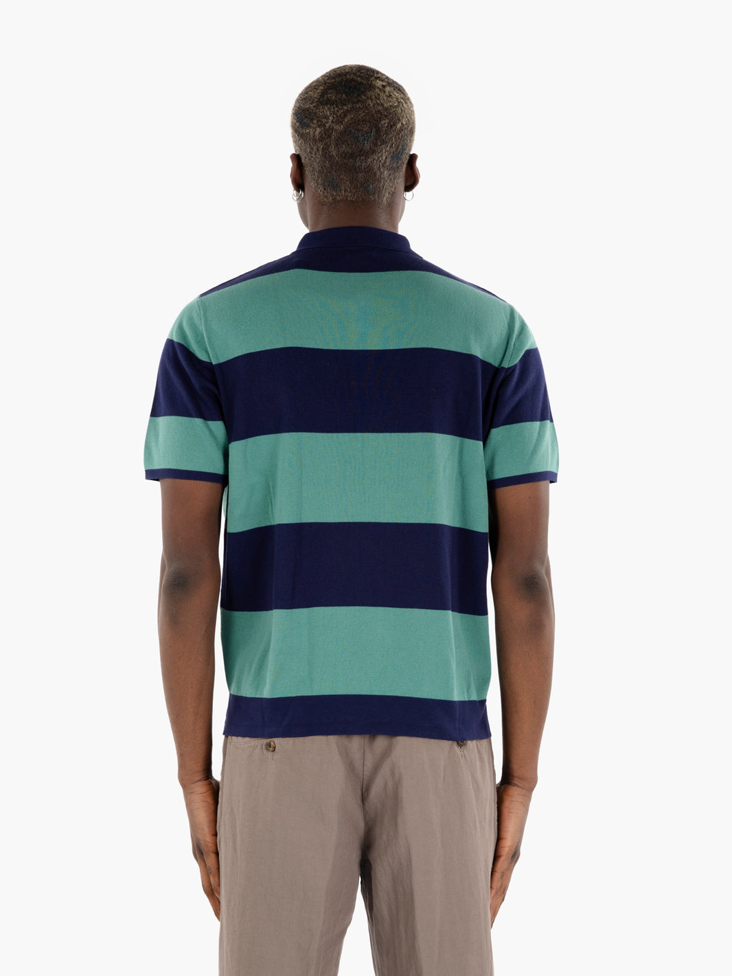 Polo Gilbert righe blu / verde