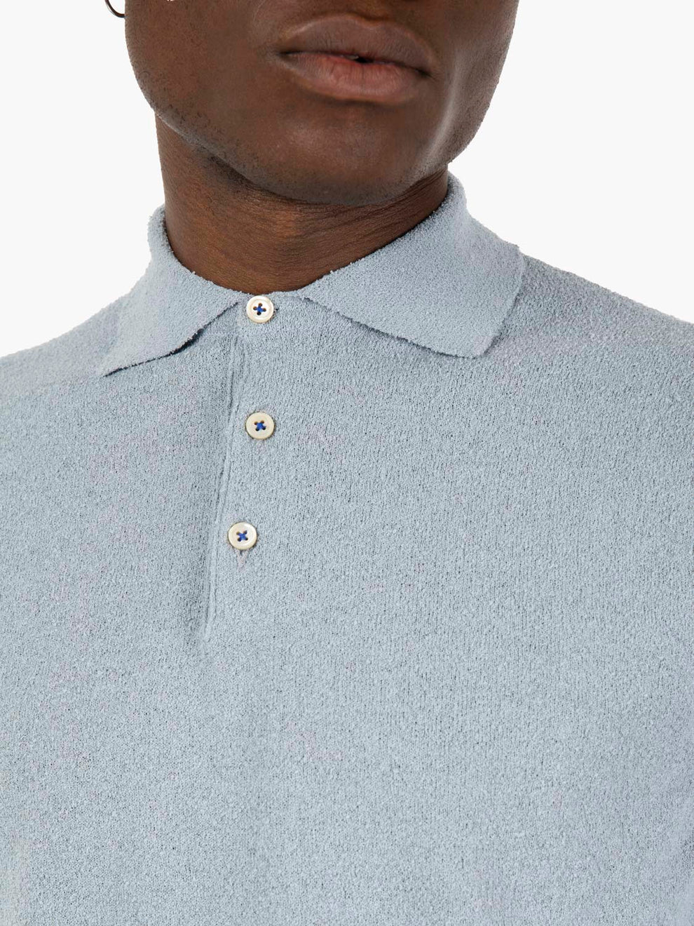 James Dusty Grey Terry Polo