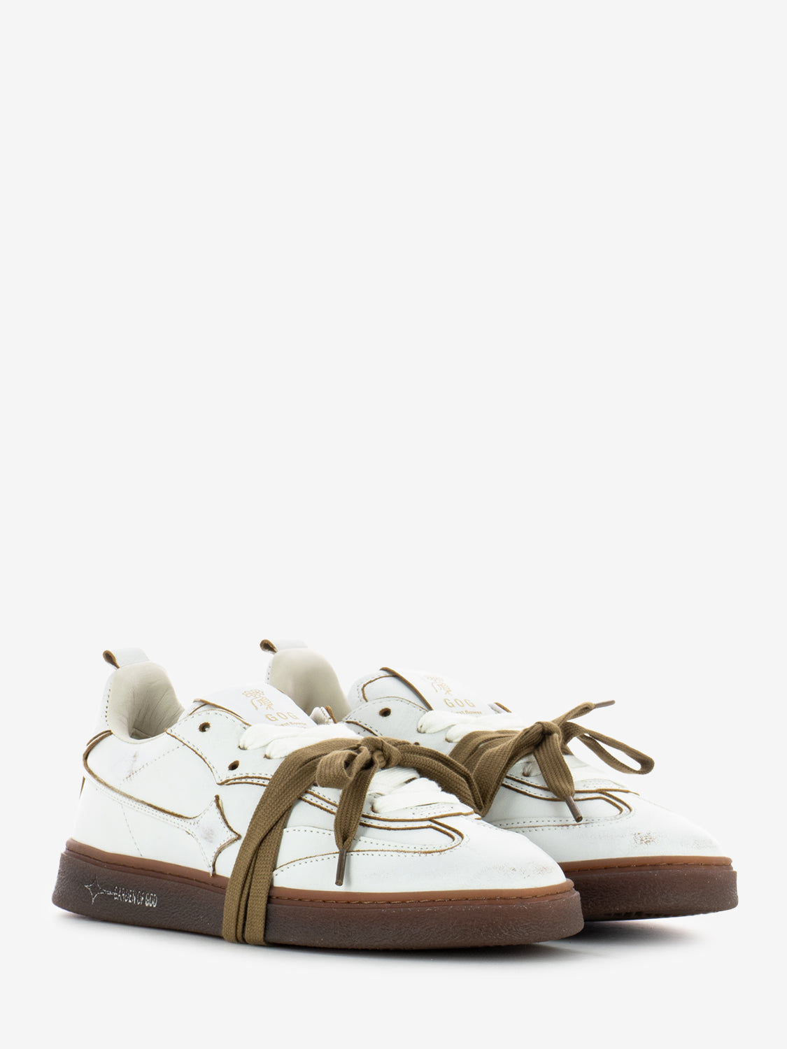 Sneakers Earth in pelle bianco