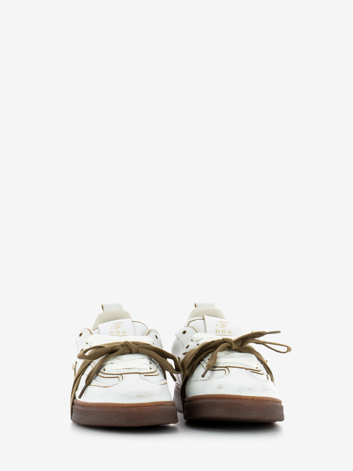 Sneakers Earth in pelle bianco