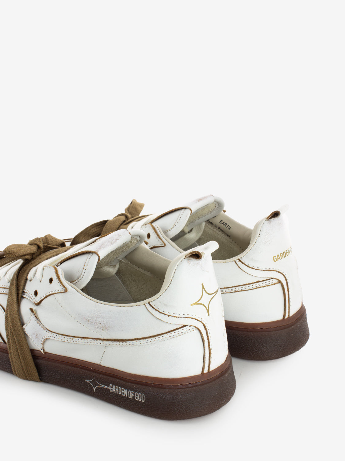 Sneakers Earth in pelle bianco