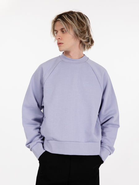 Crewneck sweater raglan vision purple