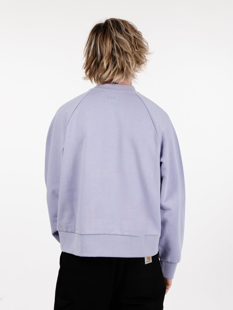 GARMENT WORKSHOP - Crewneck sweater raglan vision purple