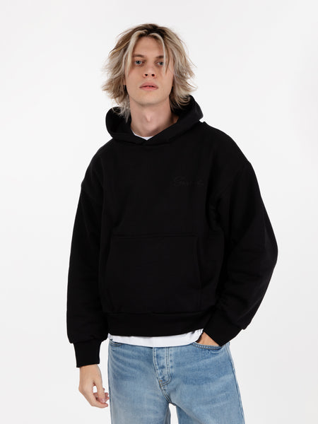 Double layer hoodie chaos black
