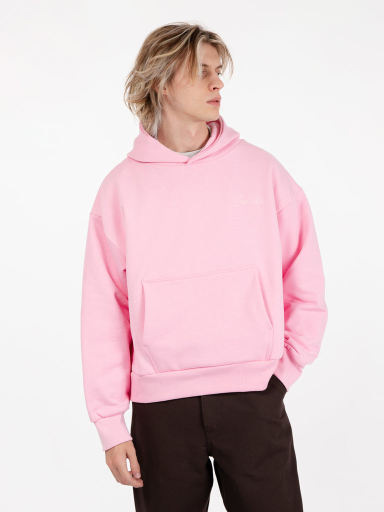 GARMENT WORKSHOP - Double layer hoodie rosa