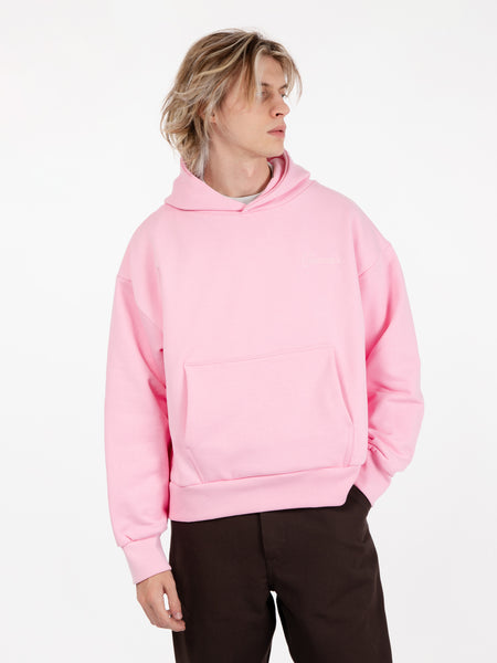 Double layer hoodie rosa