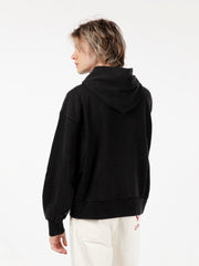 GARMENT WORKSHOP - Felpa Arch faded logo hoodie chaos black