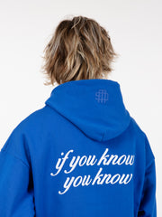 GARMENT WORKSHOP - Felpa hoodie if you know hoodie brady blue