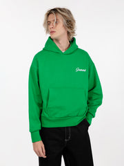 GARMENT WORKSHOP - Felpa hoodie if you know verde smeraldo