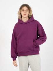 GARMENT WORKSHOP - Fleece Boxy fit Hoodie viola