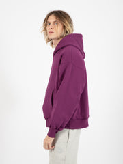 GARMENT WORKSHOP - Fleece Boxy fit Hoodie viola