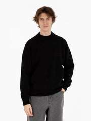 GARMENT WORKSHOP - Maglione knitted crewneck chaos black