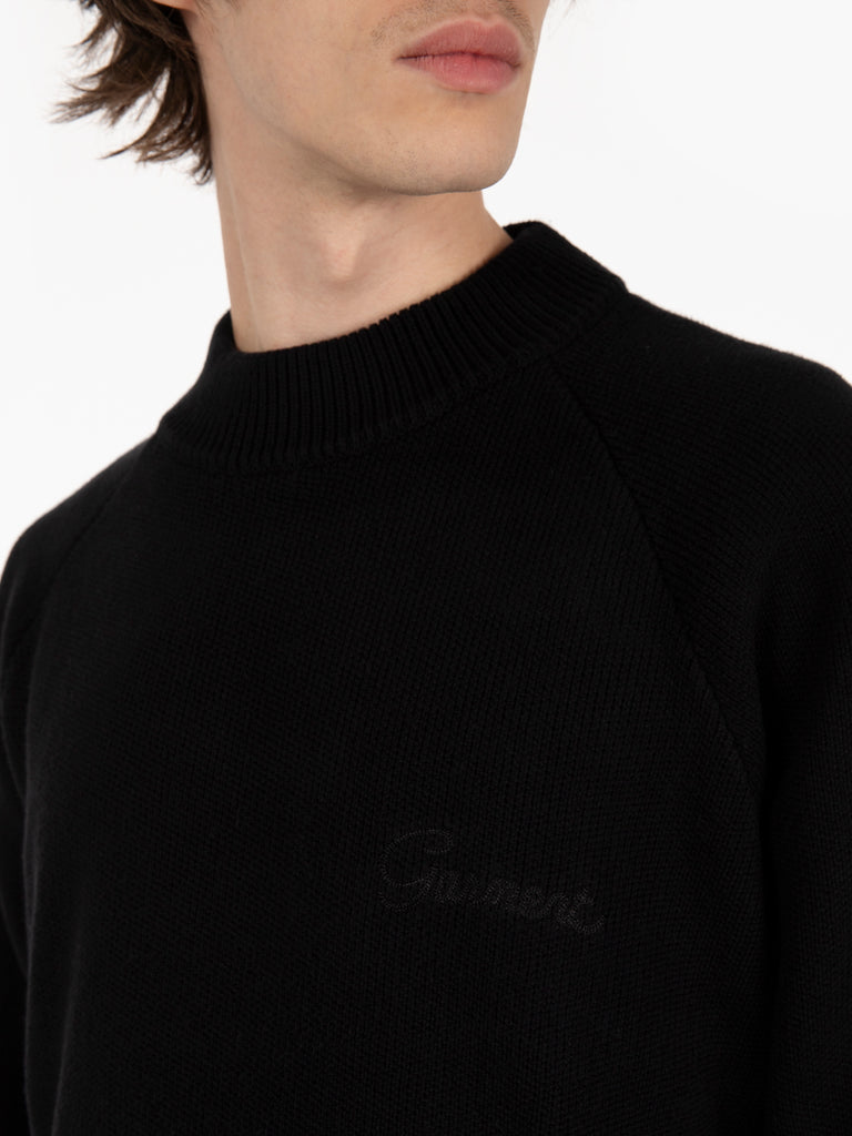 GARMENT WORKSHOP - Maglione knitted crewneck chaos black