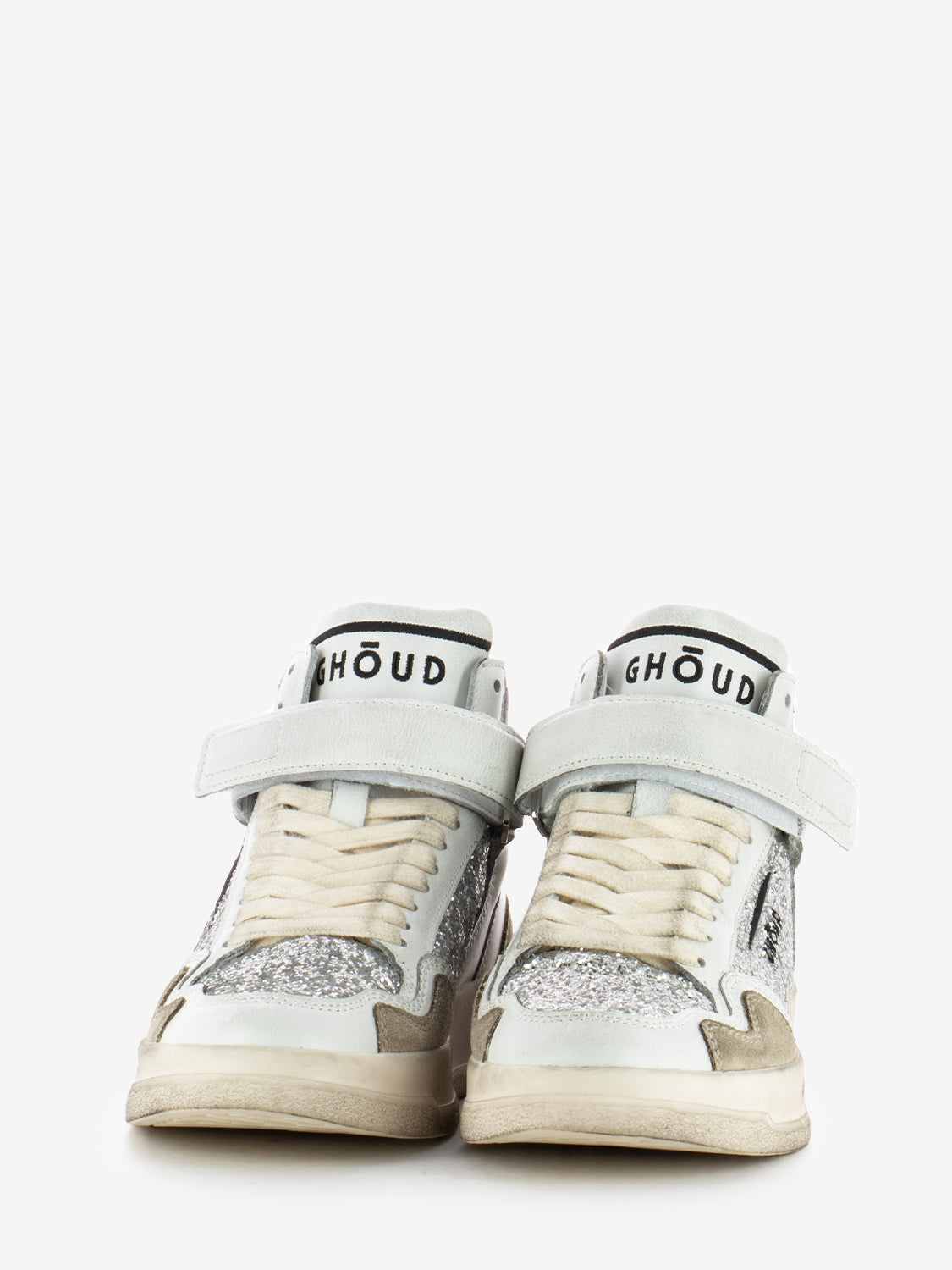 Sneakers alte con glitter