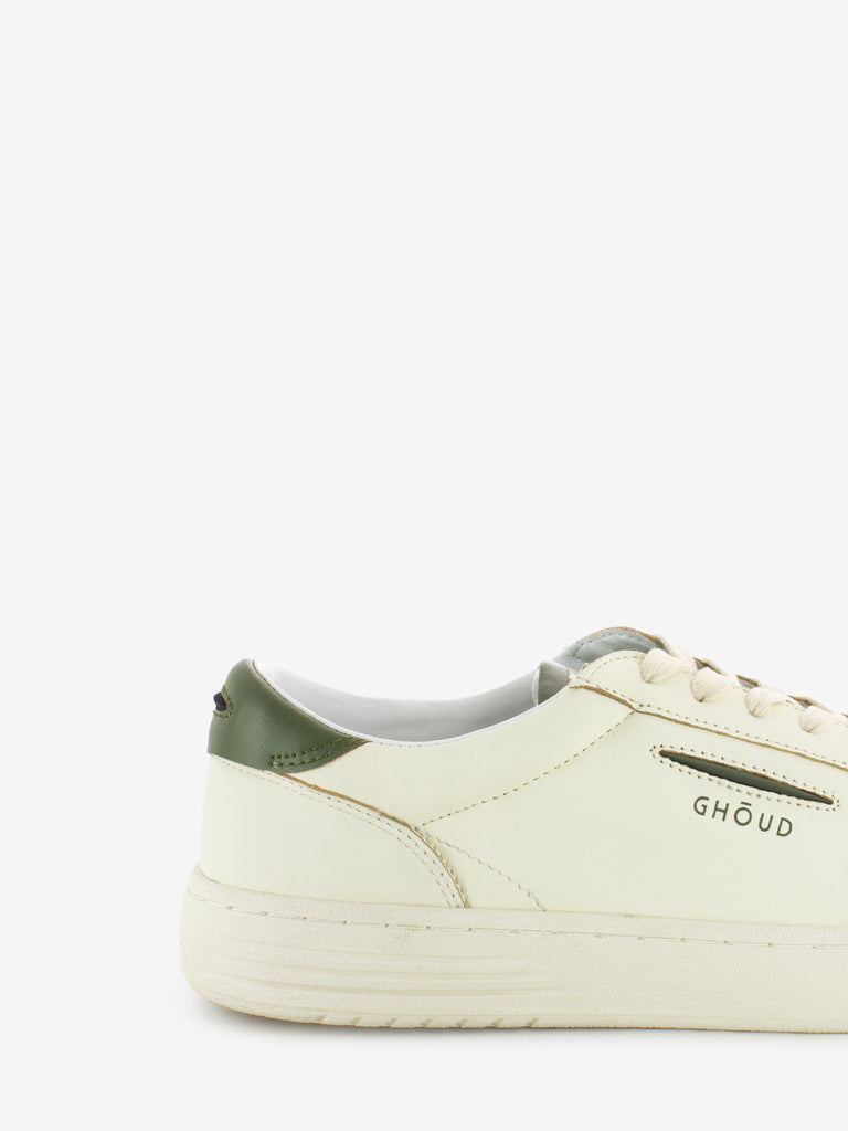 GHOUD - Sneakers Lido low ivory / military