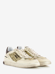 GHOUD - Sneakers Tweener brushed leather glitter gold